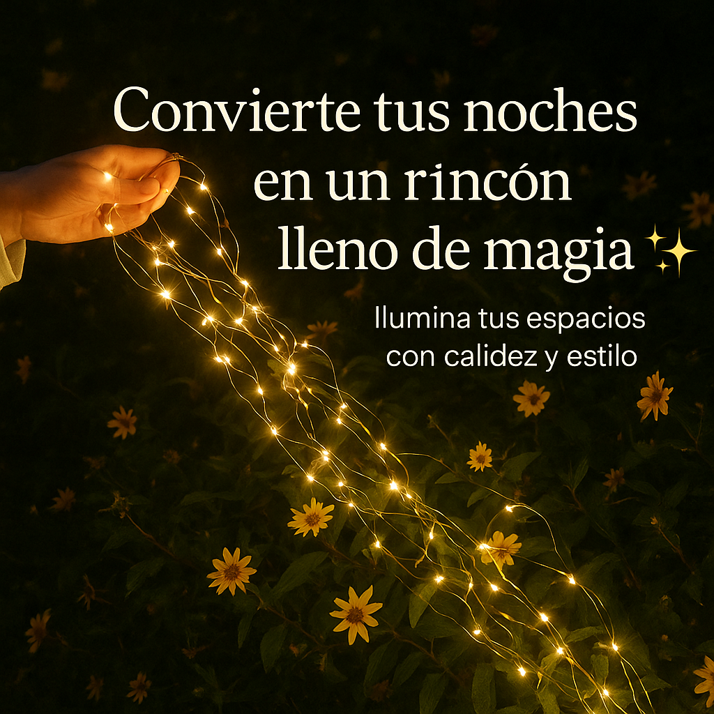 Luz Led solar 20 Mts