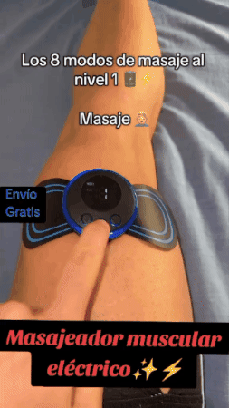 ✨ Mini Masajeador Eléctrico – Alivio Profundo en la Palma de tu Mano