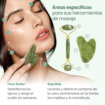 Set de Rodillo de Jade y Gua Sha