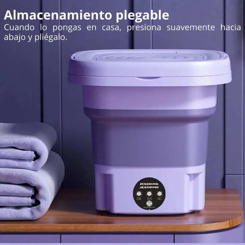 ⭐ Mini lavadora portátil plegable