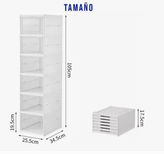 Organizador Zapatillas Plegable